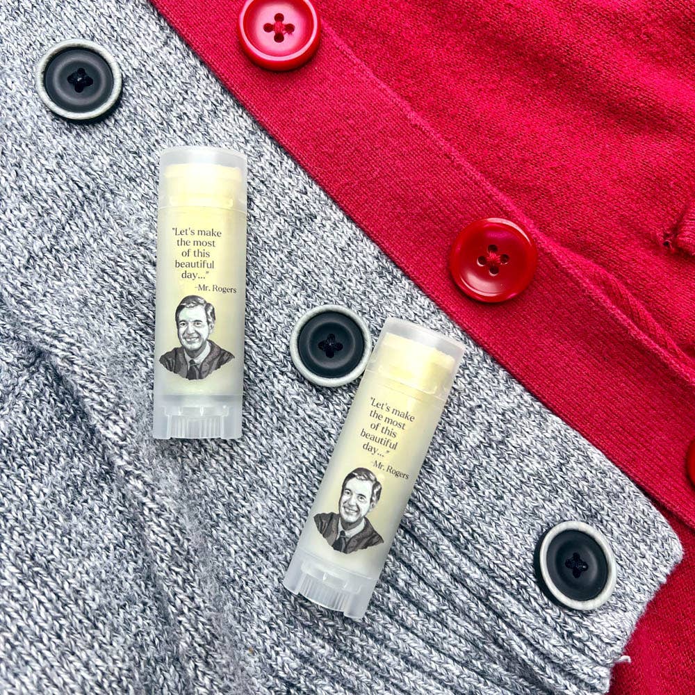 Serious Lip Balm – Großhandel Lippenbalsam – Natürlicher Lippenbalsam - Herr Fred Rogers & Bananenbrot-Duft1
