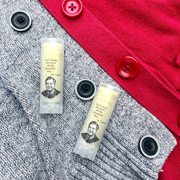 Serious Lip Balm - Wholesale Lip Balm - Natural Lip balm - Mr. Fred Rogers &  Banana Bread Scent1
