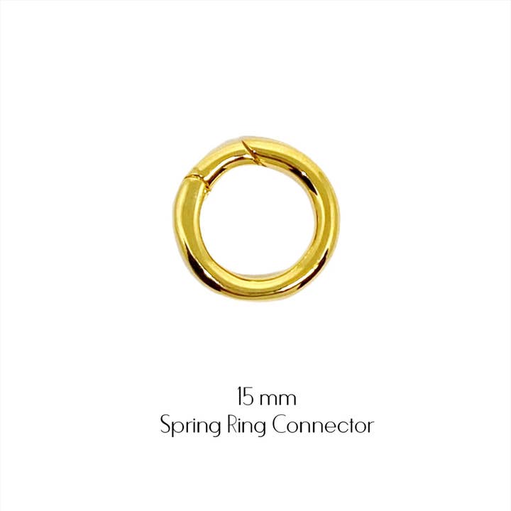 GoldFi - Vendita all'ingrosso Ciondolo/pendente - Moschettone con connettore in oro 18 carati per catene, ciondoli e ciondoli5