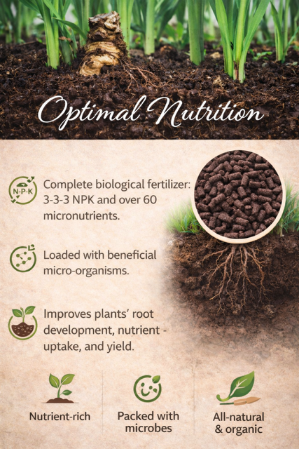 Happy Bunny Farms – wholesale Gödsel – Pellets för bördig mark, gödningsmedel och jordåterbyggare, bulk4