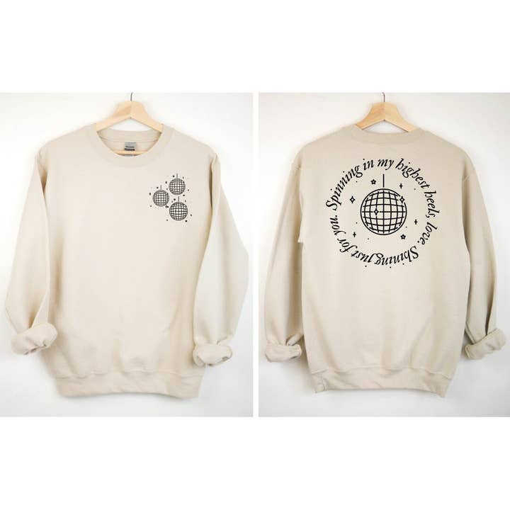 Mirrorball, qui tourne dans mon amour le plus élevé pour la vente par The Crafty Tee