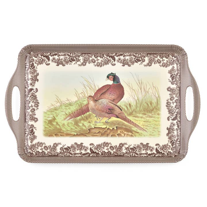 Spode Woodland Large Melamine Handled Tray for wholesale by Portmeirion, Spode, Pimpernel, Nacthmann, Wrendale Designs