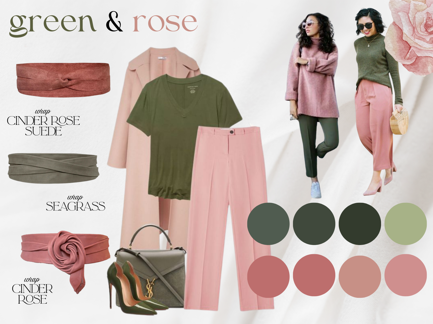 ADA Collection Belts – Großhandel Gürtel – Damen – Wickelgürtel – Cinder Rose | Verstellbare Einheitsgröße | Kernstil4