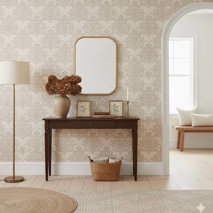 Adelae Tapet af Quirky Paisley Designs for engroshandel hos Loomwell Home Goods