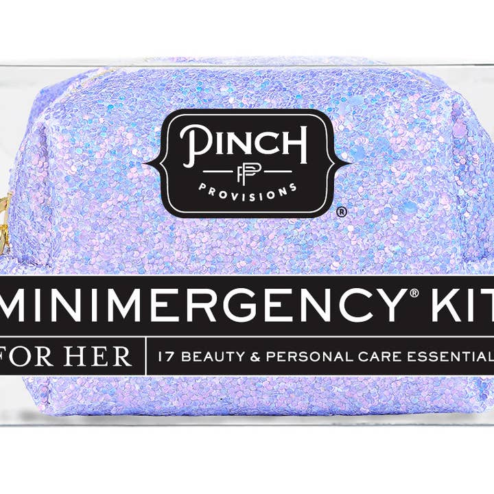 Glitter Minimergency Kit | Periwinkle, Stocking Stuffers for wholesale by Pinch Provisions