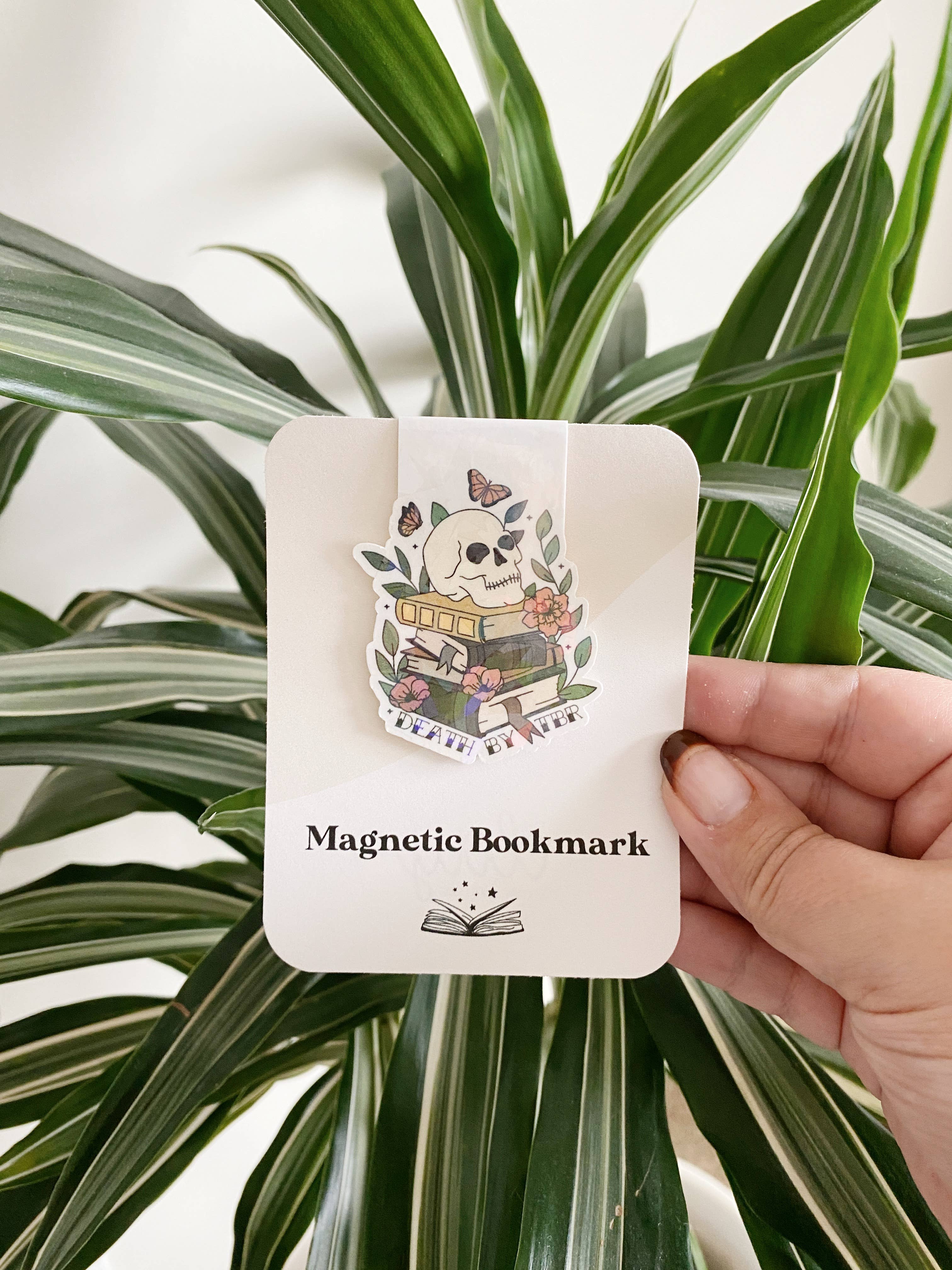Clay Collection Co. – wholesale Bookmark – Death By TBR | Magnetic Bookmark