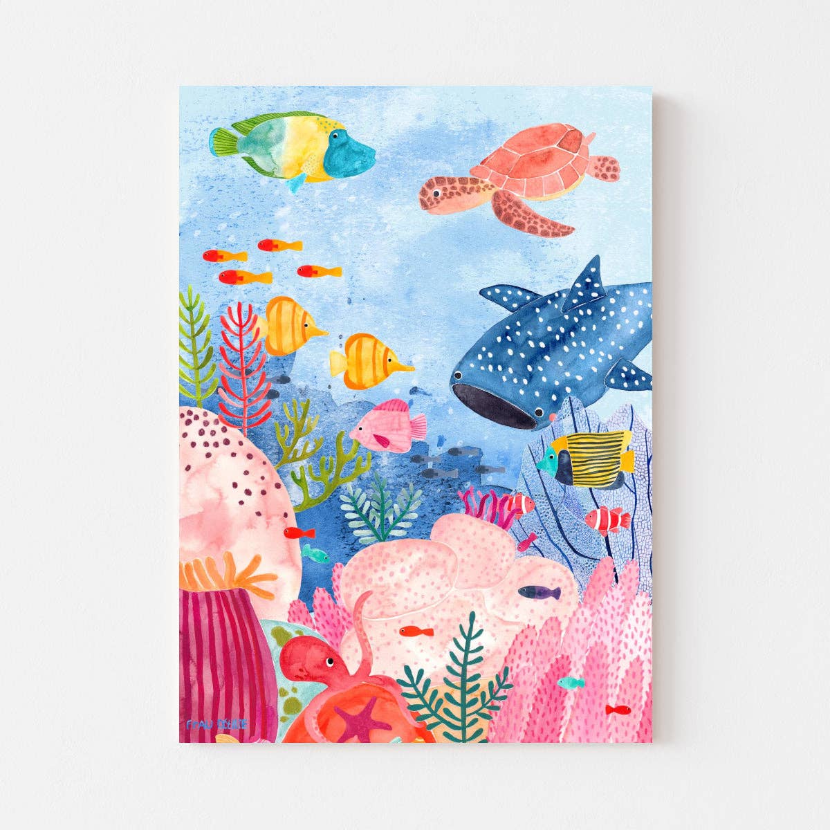 Frau Ottilie - Wholesale Art Print - Print A3 *Coral Reef* (PU=3)0