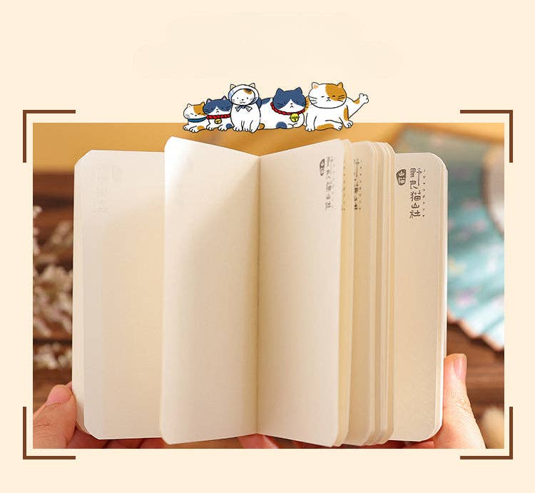 Gohobi （We cover U.S. import duties） - Wholesale Notebook - Gohobi Japanese Cat Magnetic Notebook, Monthly Planner, Study Notebook, Pocket Diary20