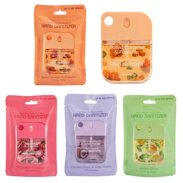 Assorted Scent Hand Sanitizer Spray 48ct, 1.2 oz for wholesale by United Scents
