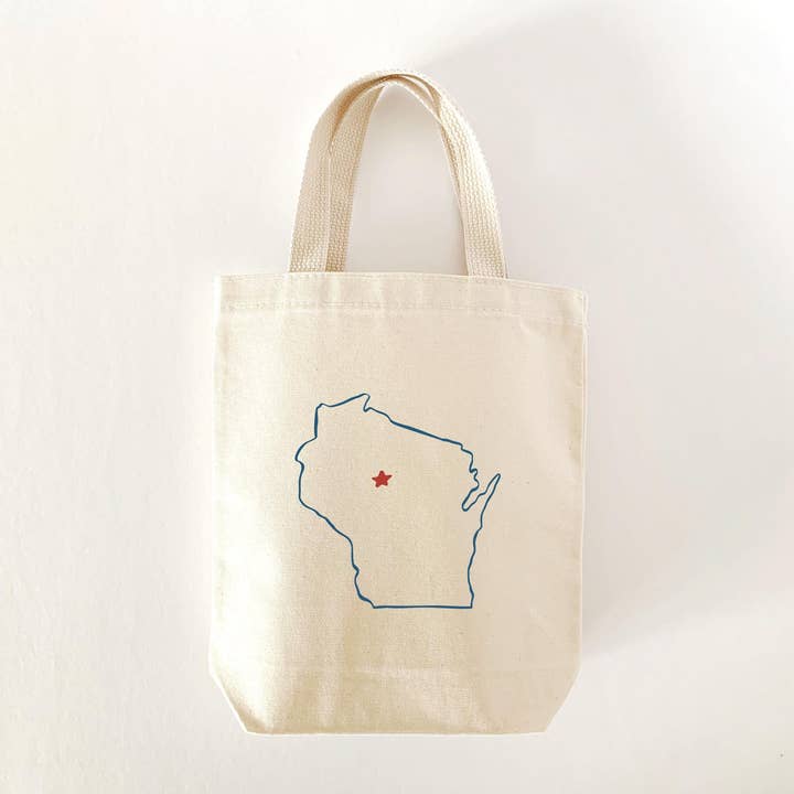 Wisconsin Kontur Tygväska: Personliga Canvasväskor för wholesale av MEGranger Totes