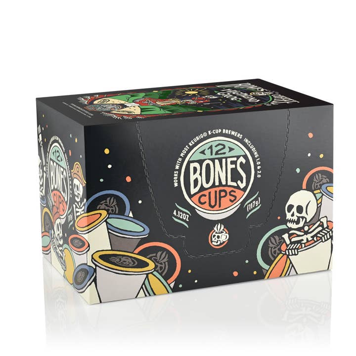 Bones Coffee Company - Wholesale Coffee pods - Highland Grog Coffee Pods | 12 Count | Flavored Coffee5