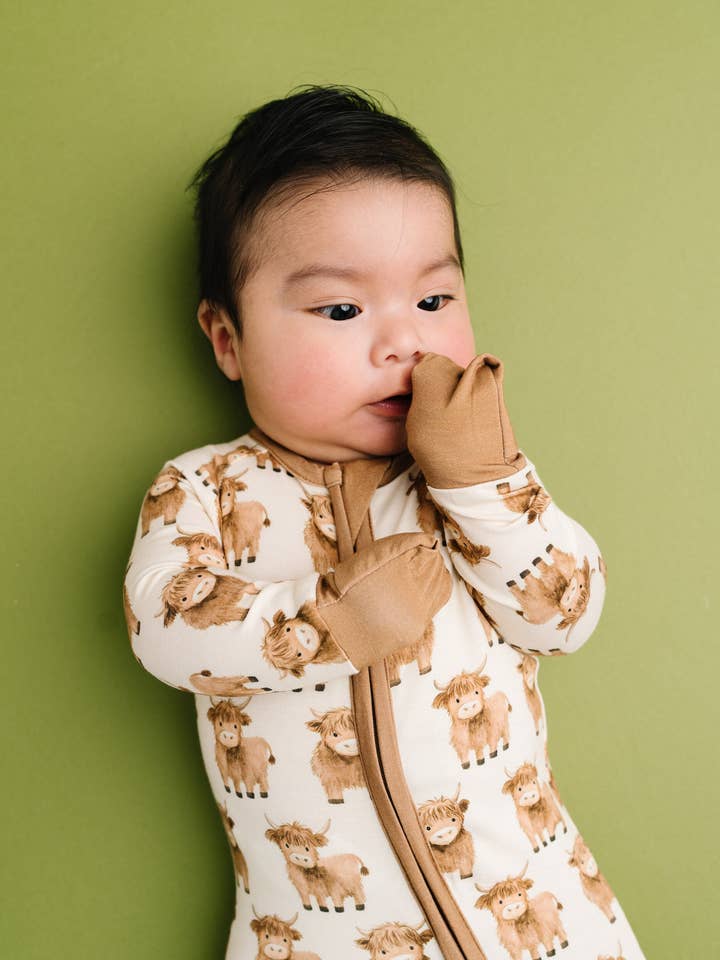 Little One Shop - Wholesale Sleepsuit - Baby - Mini Highland Bamboo Sleeper10