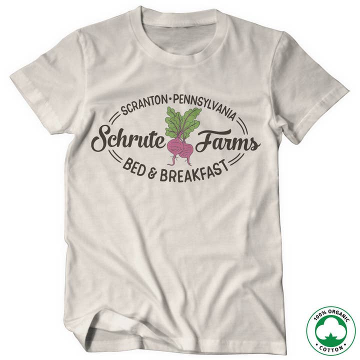 Schrute Farms - Bed & Breakfast Organic T-Shirt for wholesale by Hybris Production AB