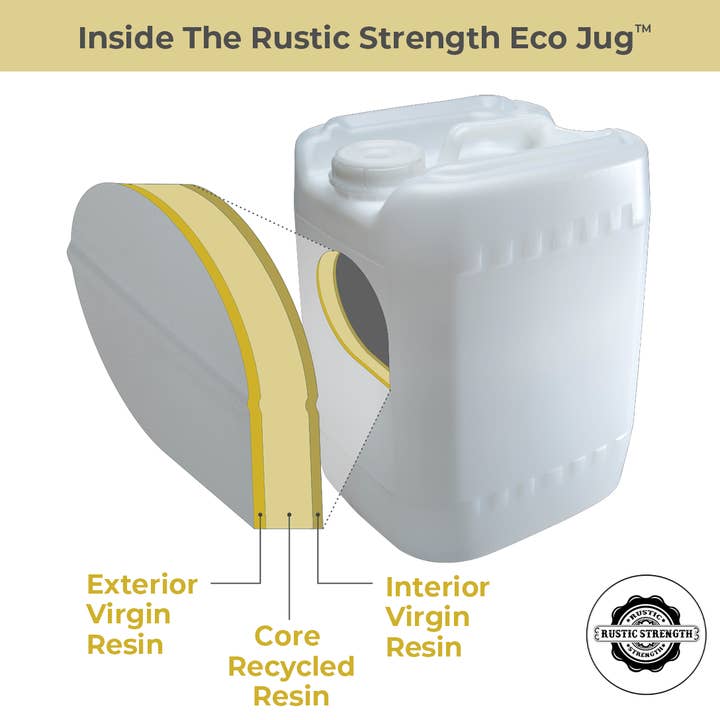 Rustic Strength - Wholesale Jug - 5 Gallon Eco-Jug Display Container1