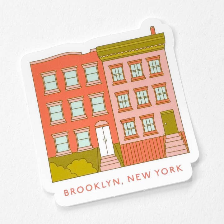 Brooklyn klistermærke for engroshandel hos Laura Supnik