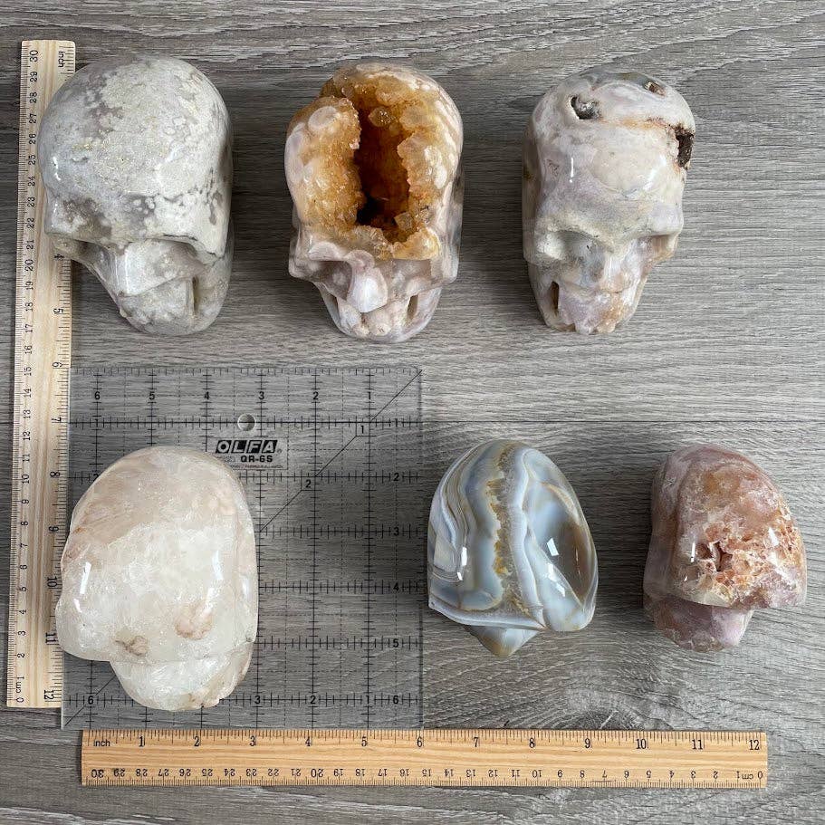 Keystone Crystals - Wholesale Spiritual Stone/Crystal - Assorted Crystal Skulls – Bulk Lot for Gift Shops108