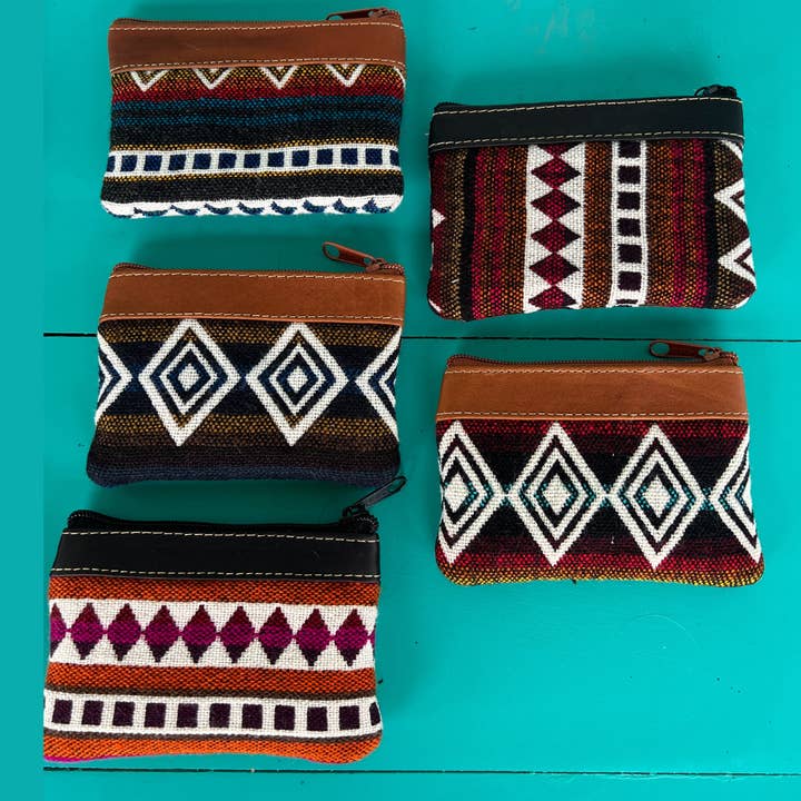 Los Andes Shop - Wholesale Coin Purse - Women's - Native print coin purse | Western purse organizer