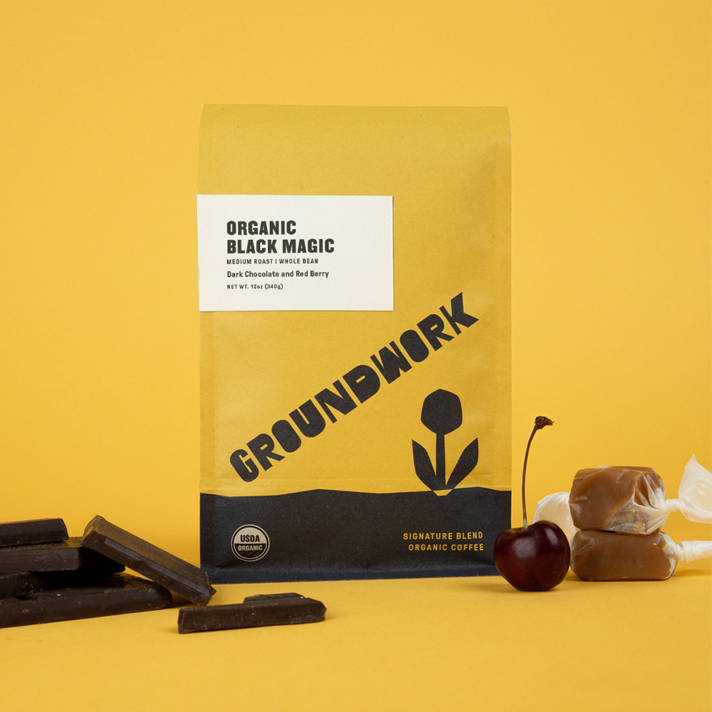 Groundwork Coffee Roasters - Wholesale Coffee Beans - Black Magic Espresso - Organic Medium Roast1