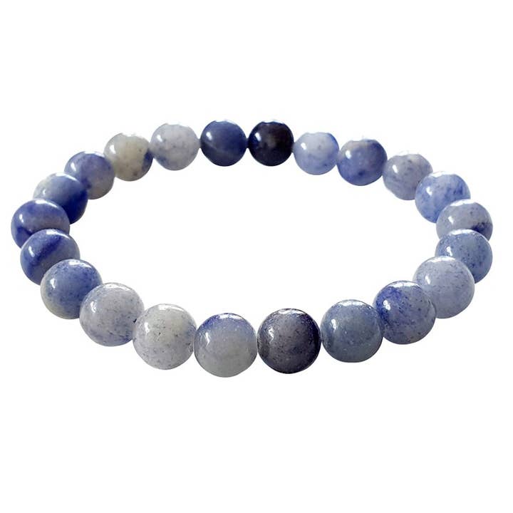 8mm Blue Aventurine Strap for wholesale by Artisans de Madagascar