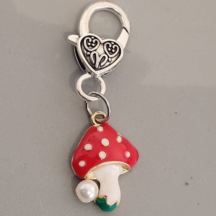 Con-Quest Crafts – Conjunto de joias por atacado – Brincos, Colares e Puxadores de Zíper de Cogumelos e Seta16