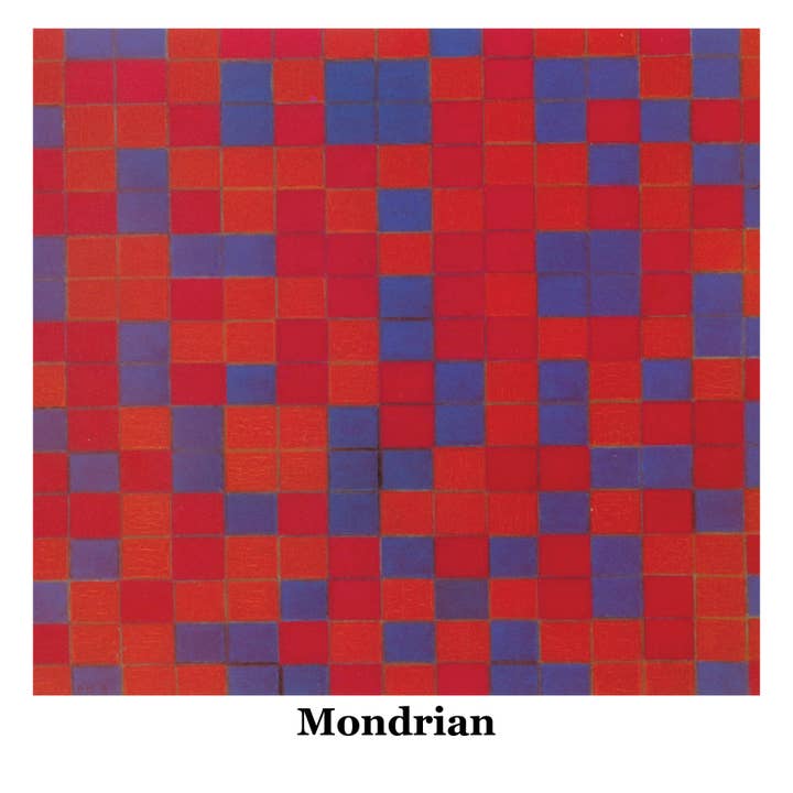 Mondrian Wall Calendar 2027 for wholesale by The Retrospect Group Collection