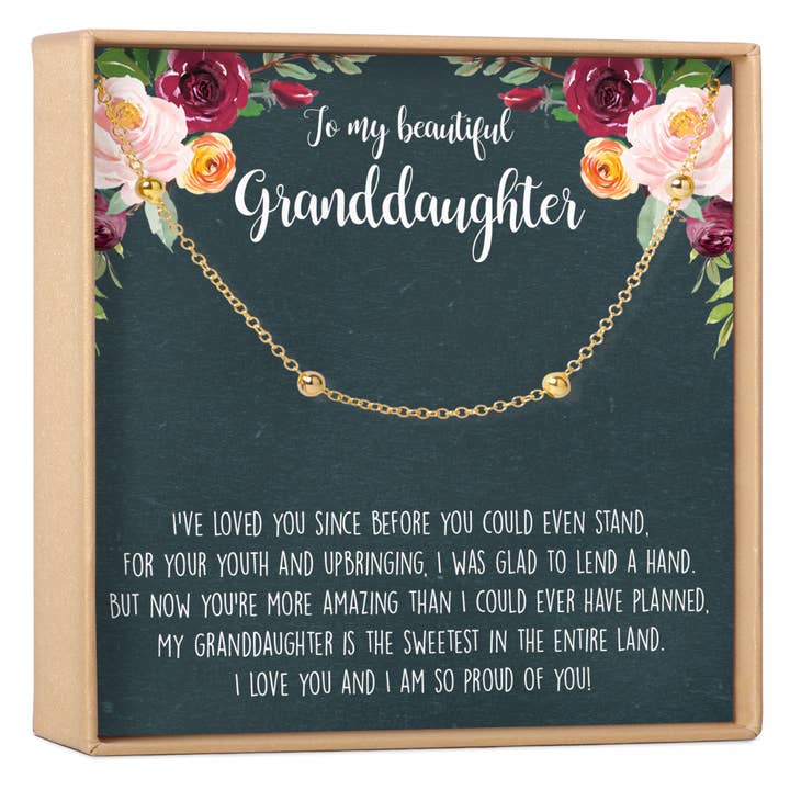 Gold Granddaughter Bracelet for wholesale on Faire