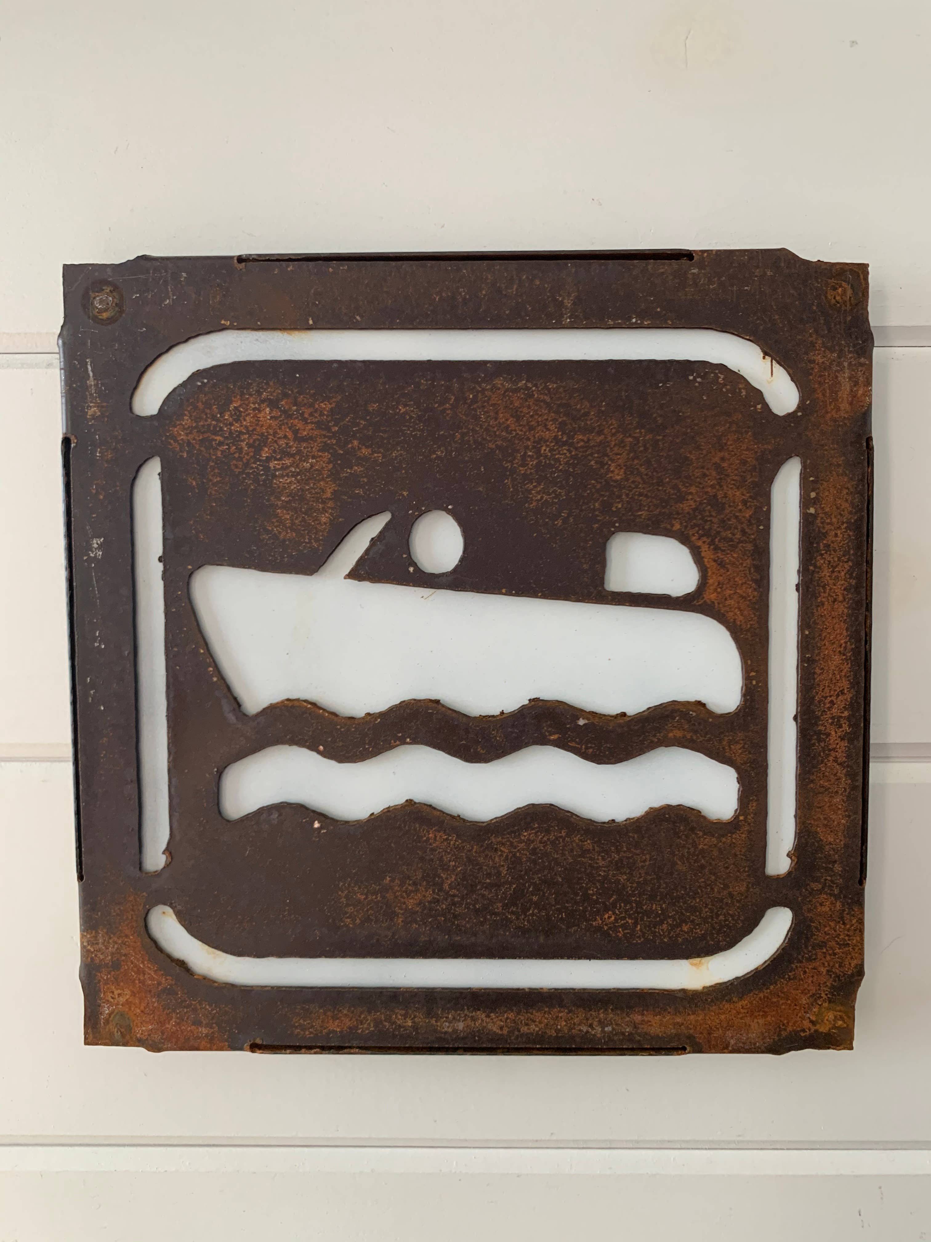 Out.West.Lifestyle. – wholesale Skylt – METALL REKREATION TECKEN2