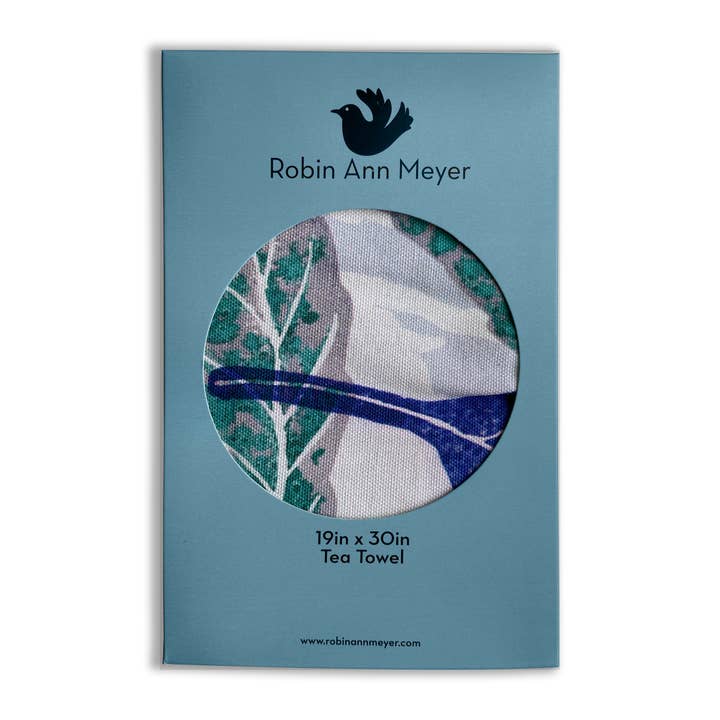 Bina Botanical Tea Towel for wholesale by Robin Ann Meyer