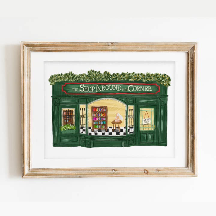 Shop Around The Corner Bookstore You've Got Mail Print for wholesale by Lux + Trip