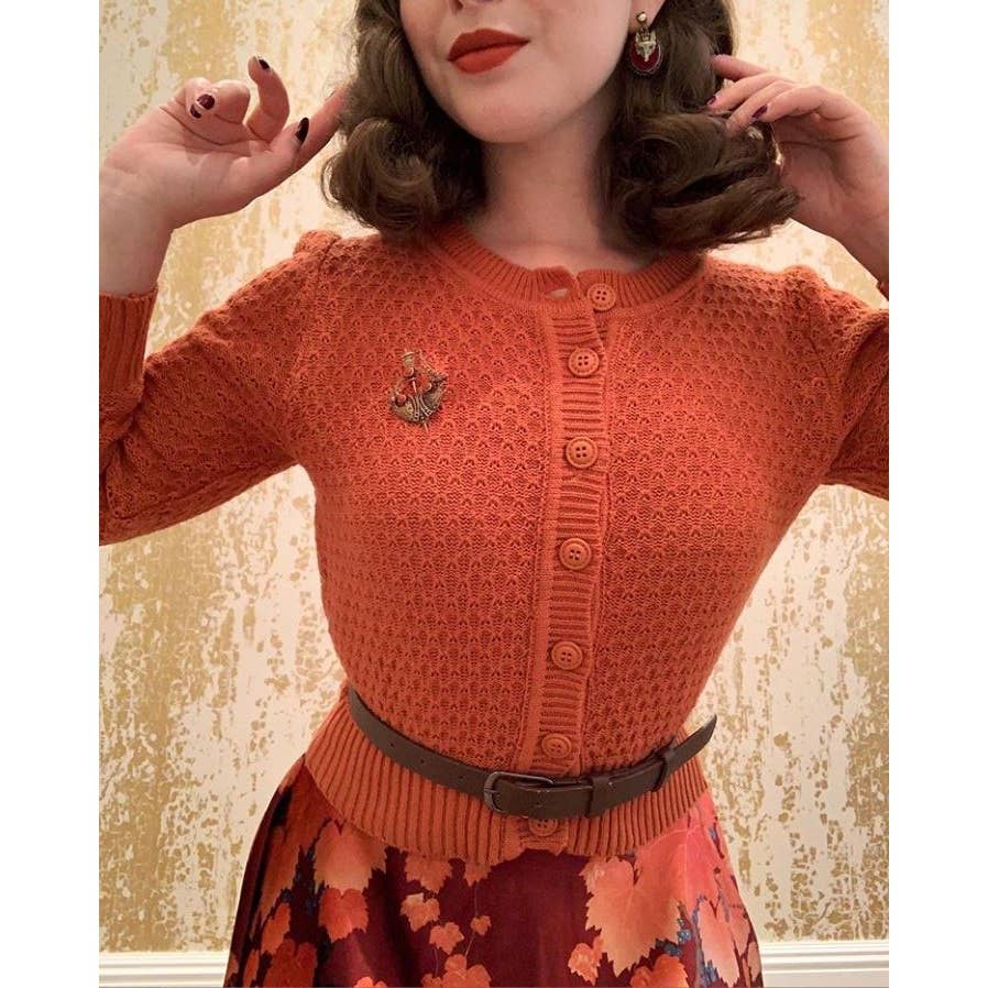 Mak – Engroshandel Cardigan - Dame – Mak 3/4-ærmet kort strikket cardigan med rund hals MK351451