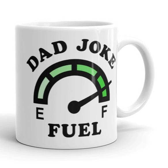 Dad Joke Fuel Full Mug Funny Father's Day Gift For Dad for wholesale by Crazy Dog T-Shirts