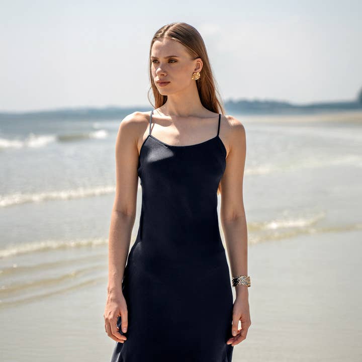 Italic - Wholesale Dress - Women's - Marlowe Silk Maxi Dress2