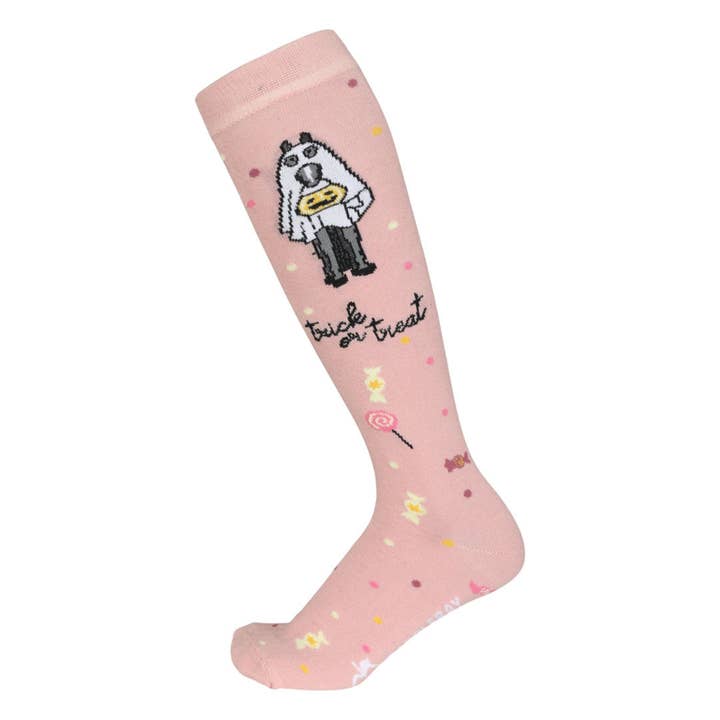 Dapplebay Trick Or Treat Knit Boot Socks for wholesale by Dapplebay