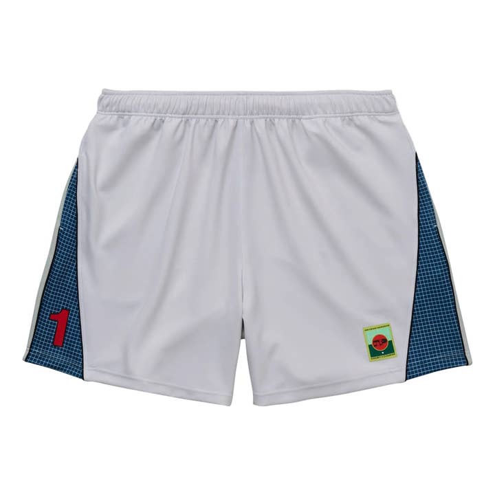 BOUNCE SHORT - LILY WHITE/OVERCAST GREY for wholesale by DRIVEWAY PARADISE
