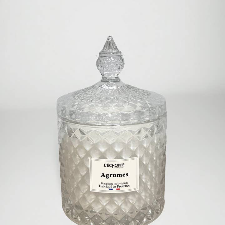 L'Échoppe Buissonnière - Wholesale Jar/Filled Candle - Citrus - Scented Candle 200g0