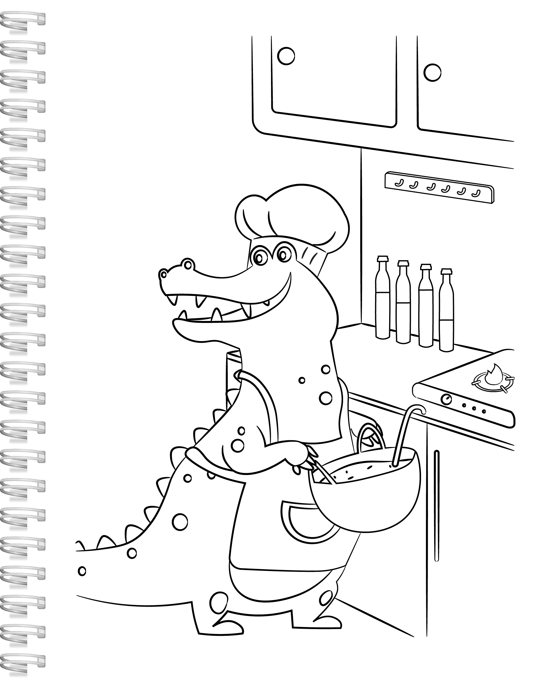 Topulo - Wholesale Coloring & Activity Book - Kids & Baby - Funny Animals Coloring Book2