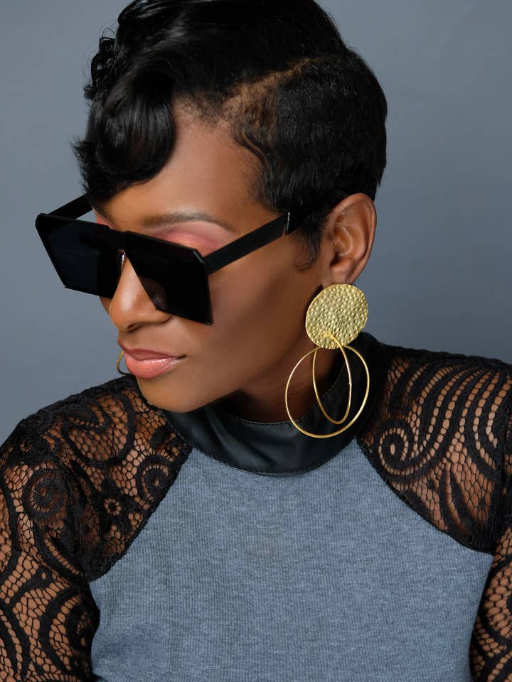 Kobe Earrings for wholesale by Statements by Habibi