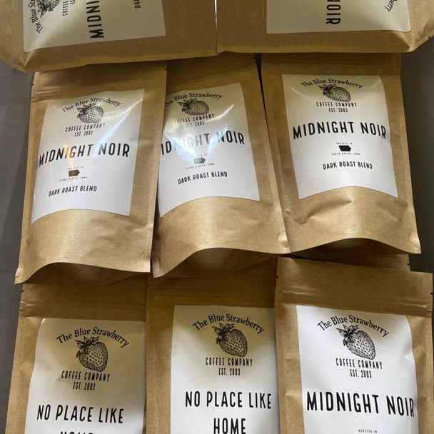 The Blue Strawberry Coffee Co - Wholesale Coffee Beans - Midnight Noir (Dark Roast)