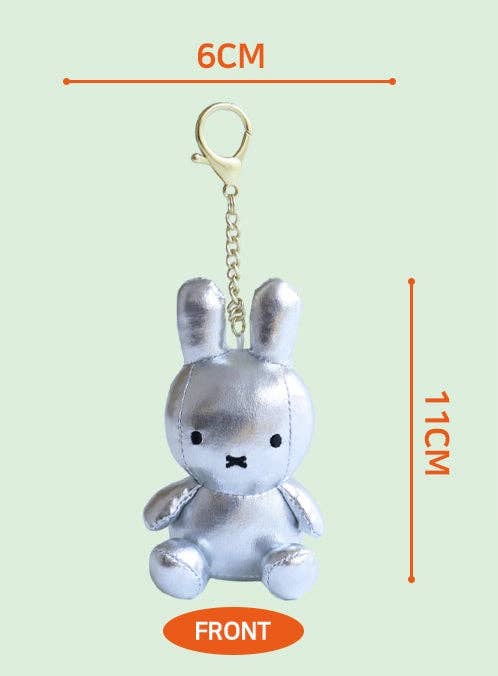 K-Wonderland - Wholesale Keychain - Women's - Miffy Keyring Plush Dolls Glow-in-the-Dark, Silver, Gold17