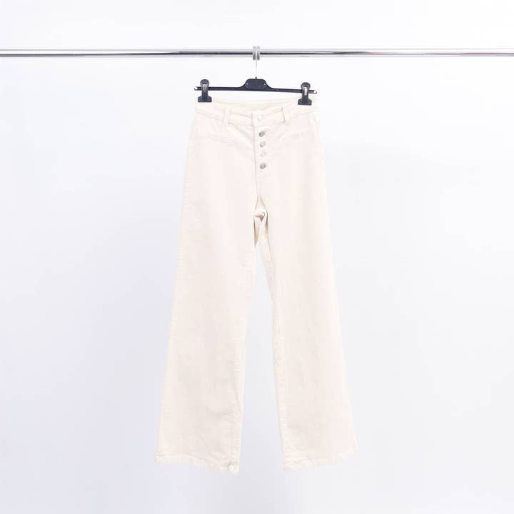 Cecile Wang - Venta al por mayor Pantalones - Mujer - Pantalón ancho de terciopelo CVA824685