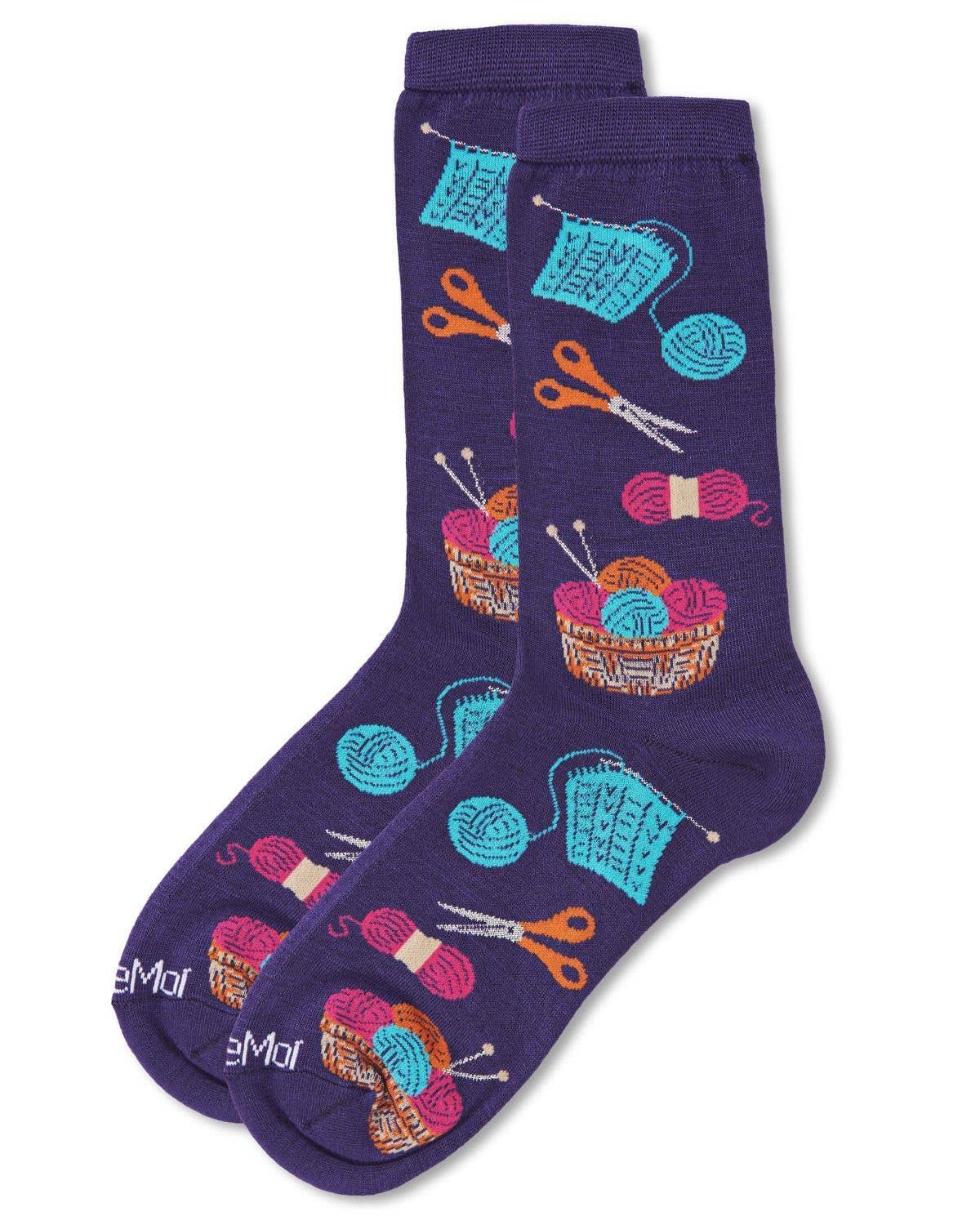 Cordial de mûre Chaussettes mi-mollet en mélange de bambou en vente sur Faire2