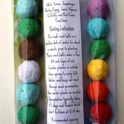 Plantables and Paper - Wholesale Plant Seeds - Wildflower Seed Bomb Sleeves