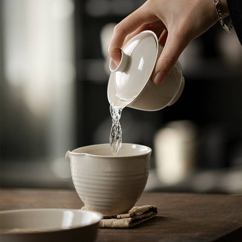 Gohobi （We cover U.S. import duties） – wholesale Tea pot – Gohobi Grass Wood Ash Glaze Large Gaiwan3