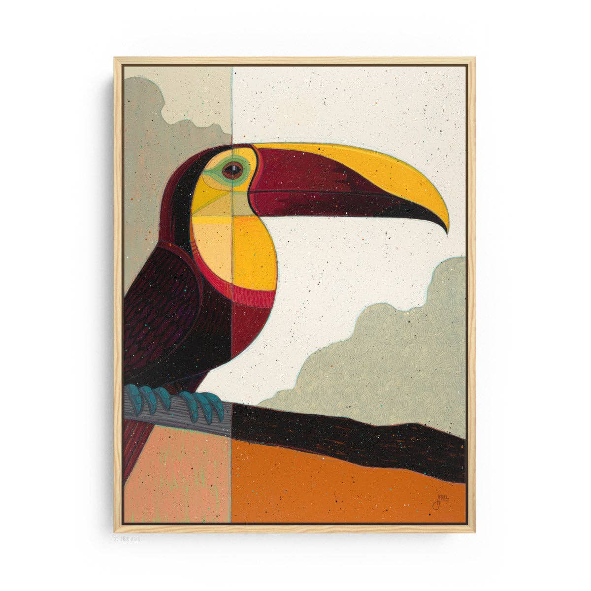 Abel Arts - Wholesale Art Print - Yellow-Throated Toucan - WHLSL Print6