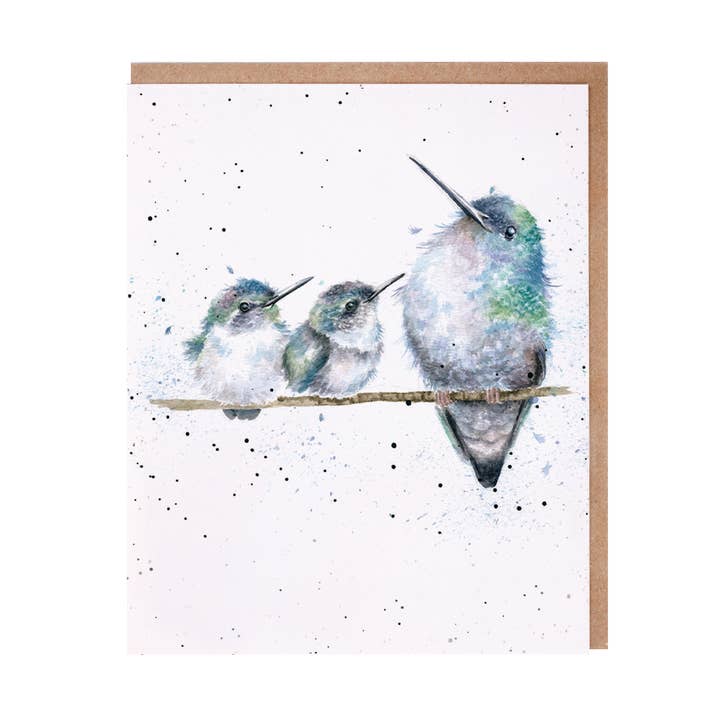 Wrendale Designs - Wholesale Everyday Greeting Card - Spread Your Winds (Humming Birds)