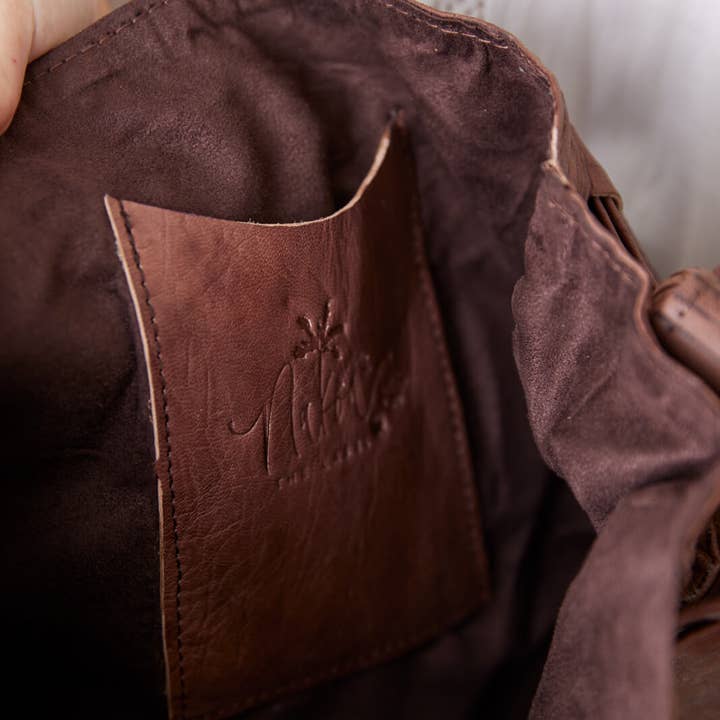 Nakoa The Label - Wholesale Shoulder bag – women's - Marrakesh Bucket Bag - Chocolate - Diamond5