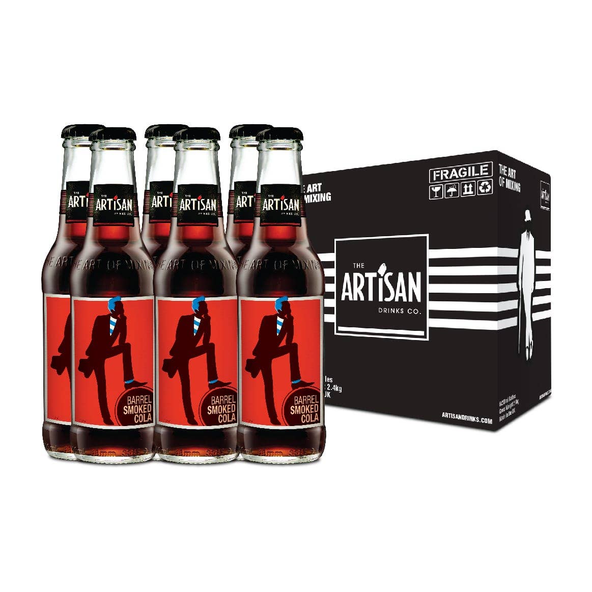 The Artisan Drinks Co. – wholesale Soda/carbonated drink – Barrel Smoked Cola 200mlx248