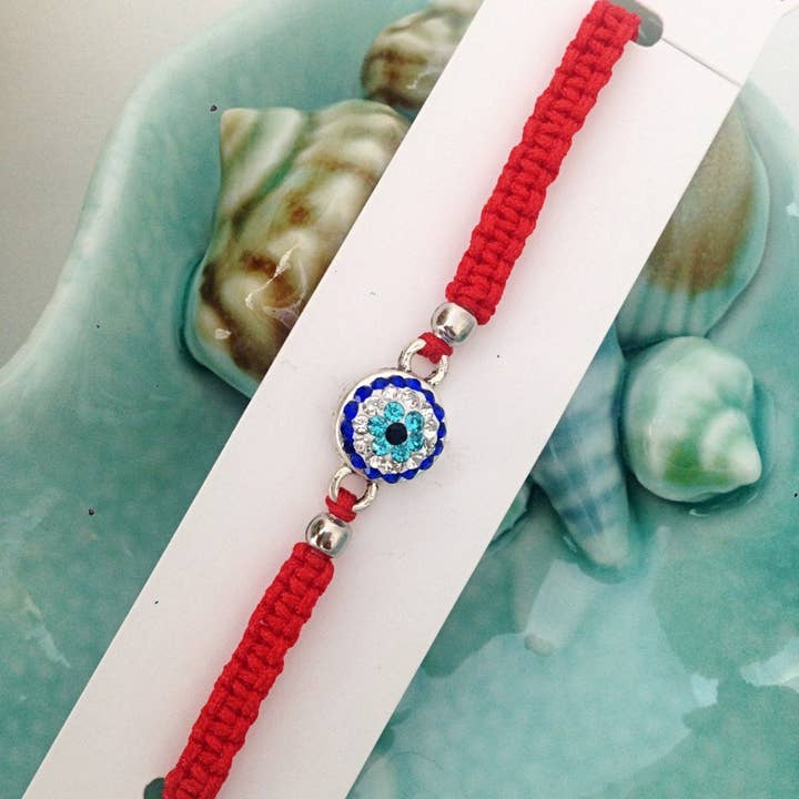 Evileyefavor - Vente Bracelet tissé/tressé - Bracelet Red Evil Eye, Bijoux Evil Eye3