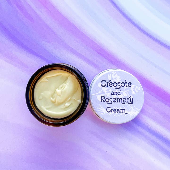 Sonoran Rosie - Venta al por mayor Pomadas/bálsamos/cremas curativos - Crema de creosota y romero (lluvia del desierto)