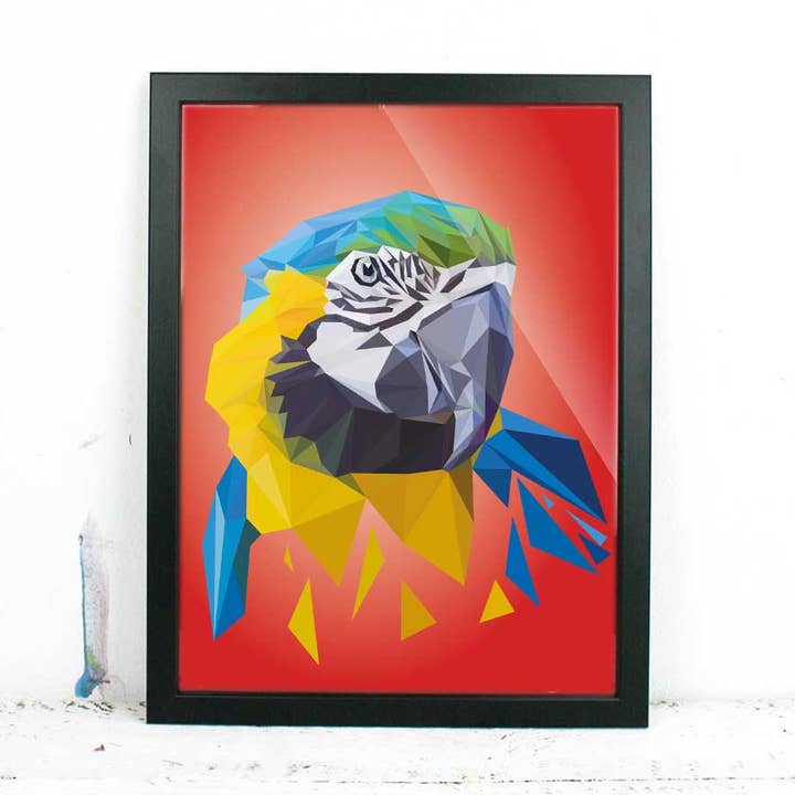 "Papegaai/Parrot" 21x30 cm, Portret voor wholesale door Printe